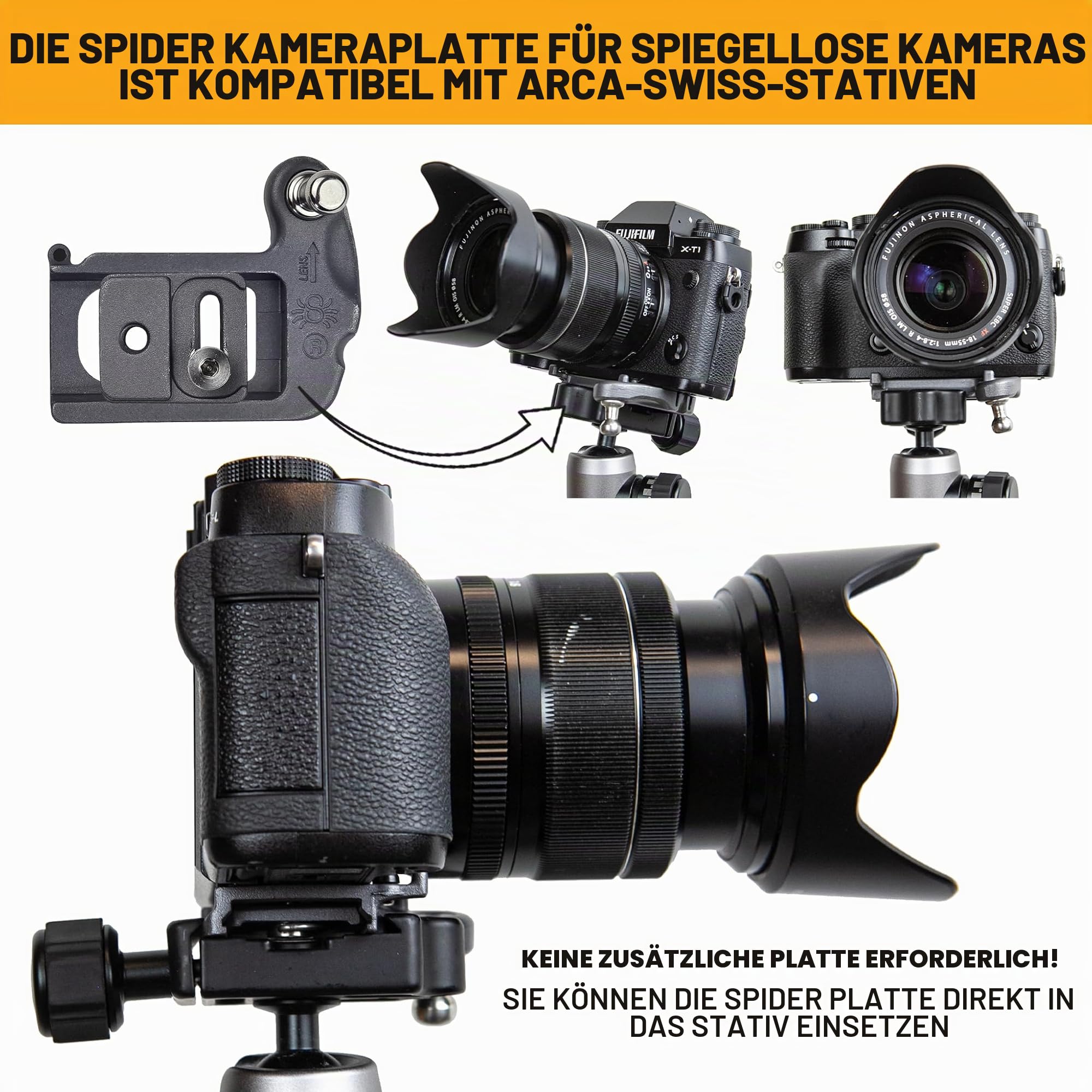 Spider Holster – SpiderPro Single Camera System v2 Professional Carrying Kit for DSLR and Mirrorless Cameras and Heavy Gear Includes Belt with Built-in Camera Holster for Quick-Draw Camera Access