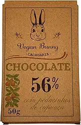 Chocolate 56% cacau com pedaçinhos de cupuaçu 50g Bean to bar vegano