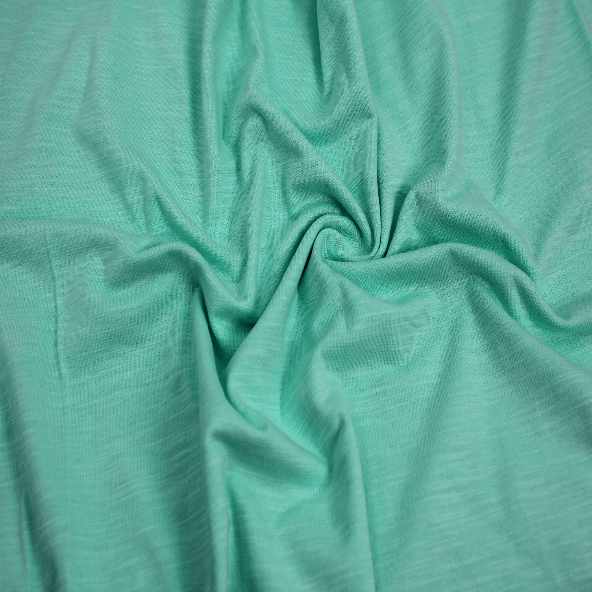 Stylish FABRIC The Yard - Tela de punto de algodón y elastano flameado de 60 pulgadas de ancho, peso medio, elástico en 2 direcciones, ropa transpirable, casual, ropa deportiva, capas y manualidades