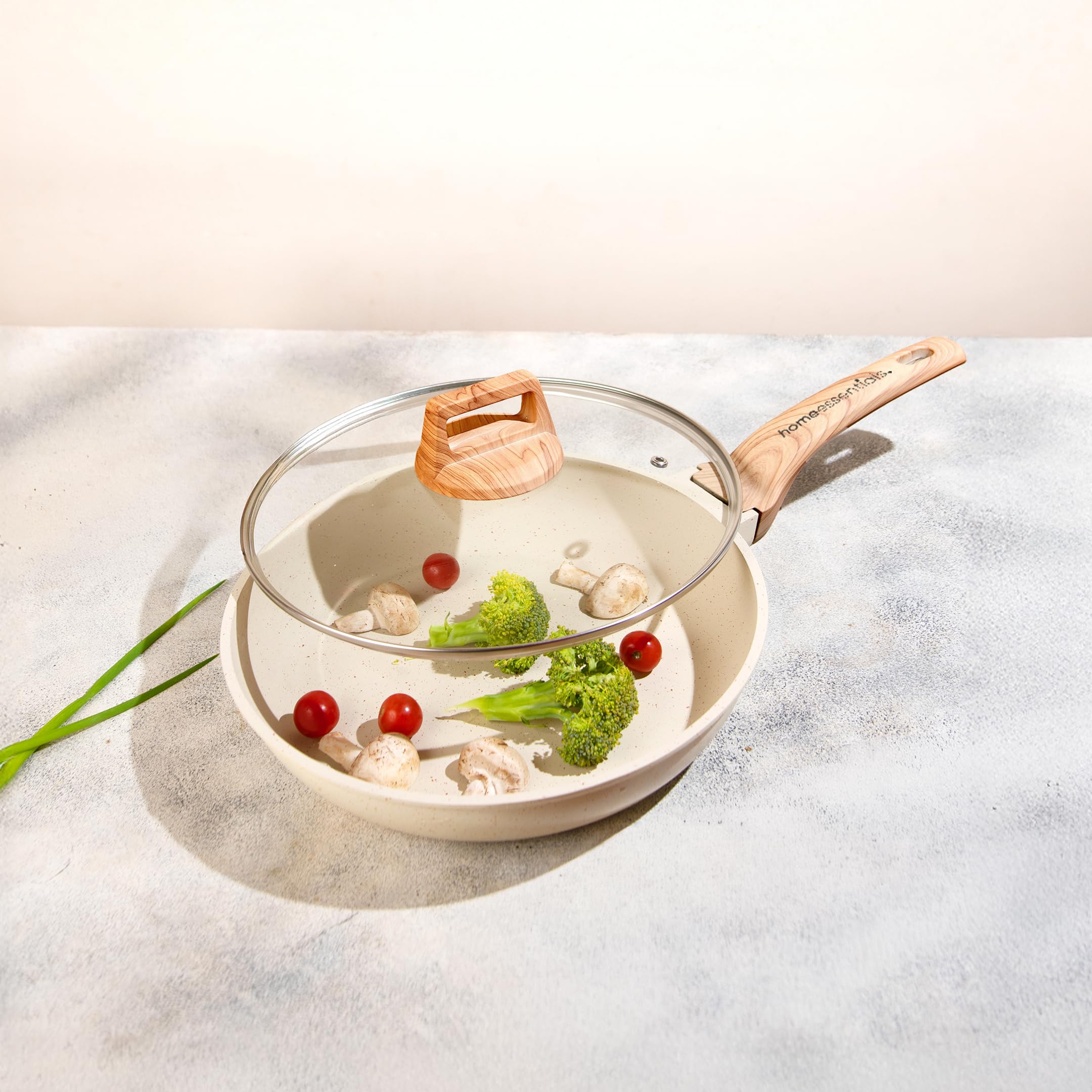 Sponsored Ad - HomeEssentials Non Stick Maifan Frying Pan 20CM - Egg Fry Pan/Induction Base / 5 Layer Non Stick Cookware/Dishwasher Safe (20CM, Maifan Stone Pan)