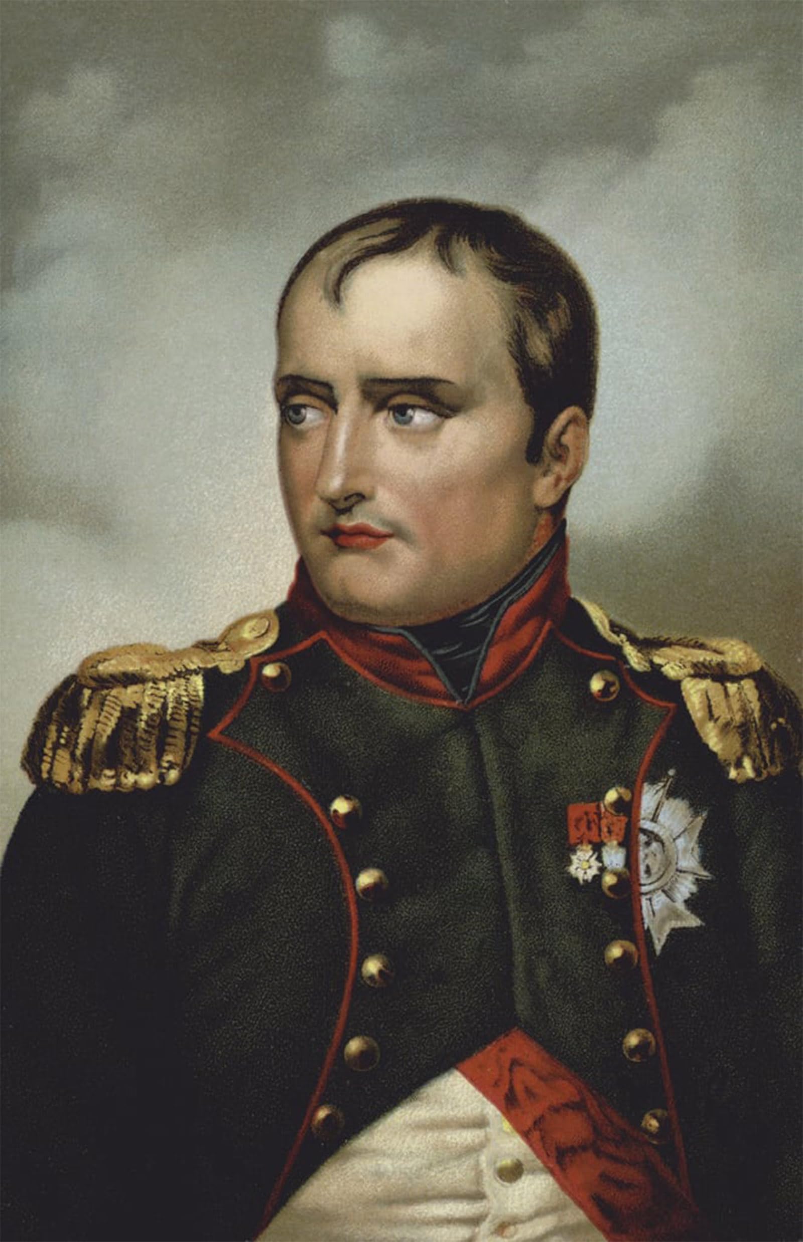 POSTERIIk Vintage Print Pop Art Landscape Artwork Napoleon Bonaparte by Antoine Charles Horace Vernet Art Prints for Office Home Decor 60x90cm