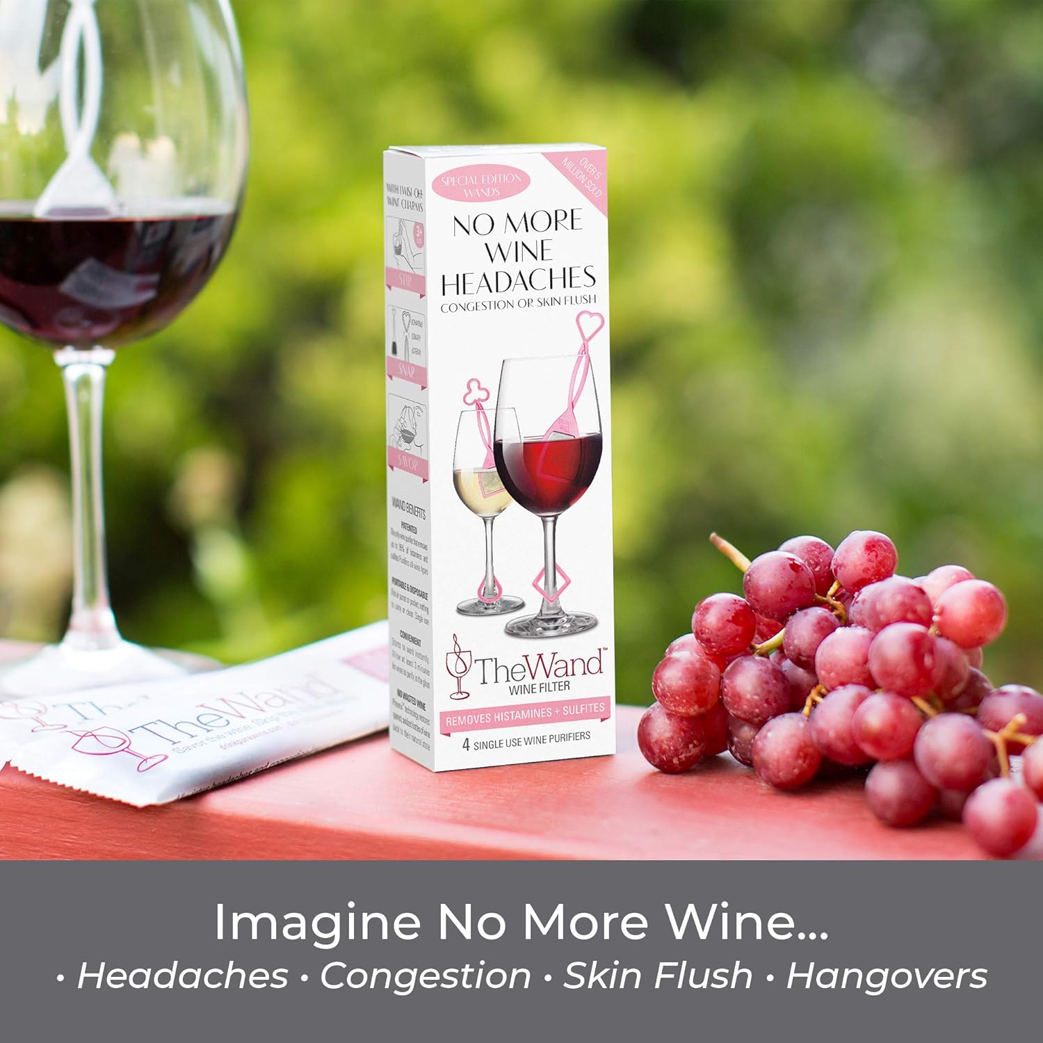Colorful Wand Wine Purifer by PureWine- 8 Wine Sticks Filter Histamines & Sulfites, May Reduce Headaches - Image 4