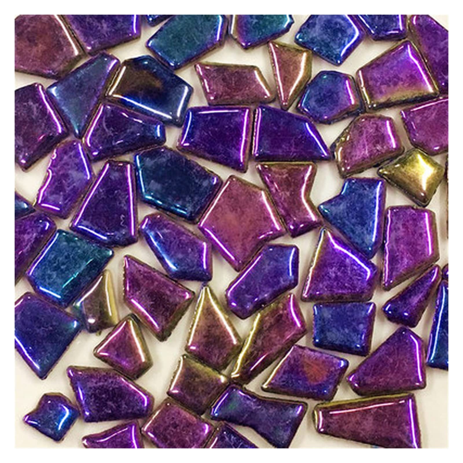 Tessere di Mosaico. 100 g di Mosaico Irregolare, Piastrelle in Ceramica for Mosaico Creativo, Fai da Te, Hobby, Artigianato da Parete, Materiali Decorativi Fatti a Mano, Pezzi di Mosaico