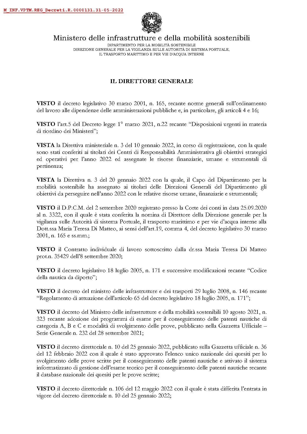 I nuovi quiz per la patente nautica per imbarcazioni a motore e a vela. Entro e oltre le 12 miglia - RISTAMPA 28 DICEMBRE 2023 -