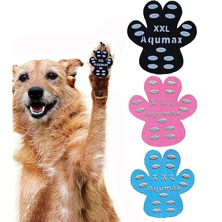 Amazon 犬 肉球 滑り止め パッド 犬 足 パッド くつ ペット 靴下 滑り止め 肉球 保護 傷防止 すべり 止め フット 犬 用 パッド 硬い木の床から滑り落ちるのを防ぐトラクショ Xxl 3色12セット 48枚入り Aqumax ブーツ シューズ 通販