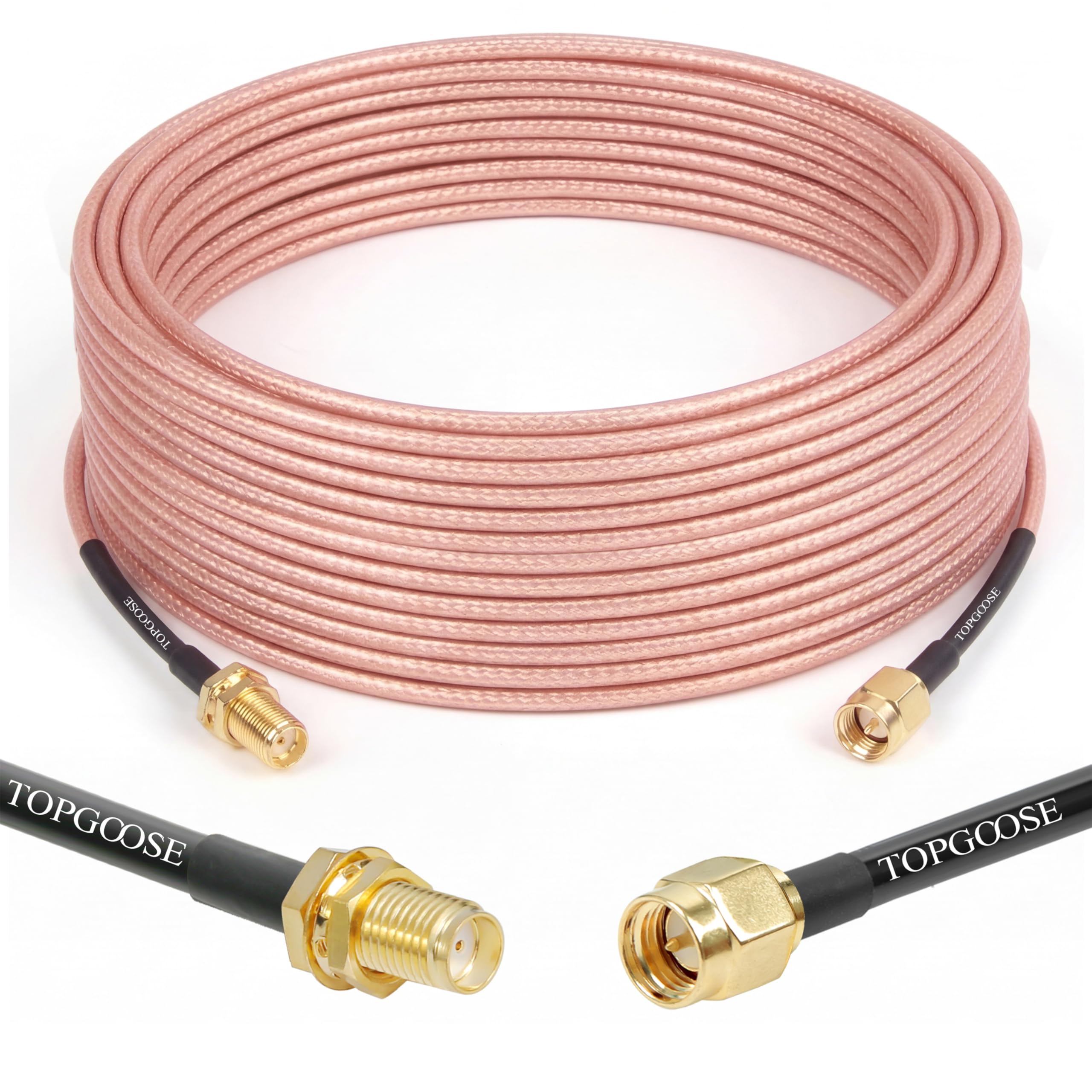 Câble d'extension SMA mâle vers SMA femelle, câble d'extension SMA RG316 SMA pour routeur 4G LTE cellulaire SDR USB Dongle récepteur