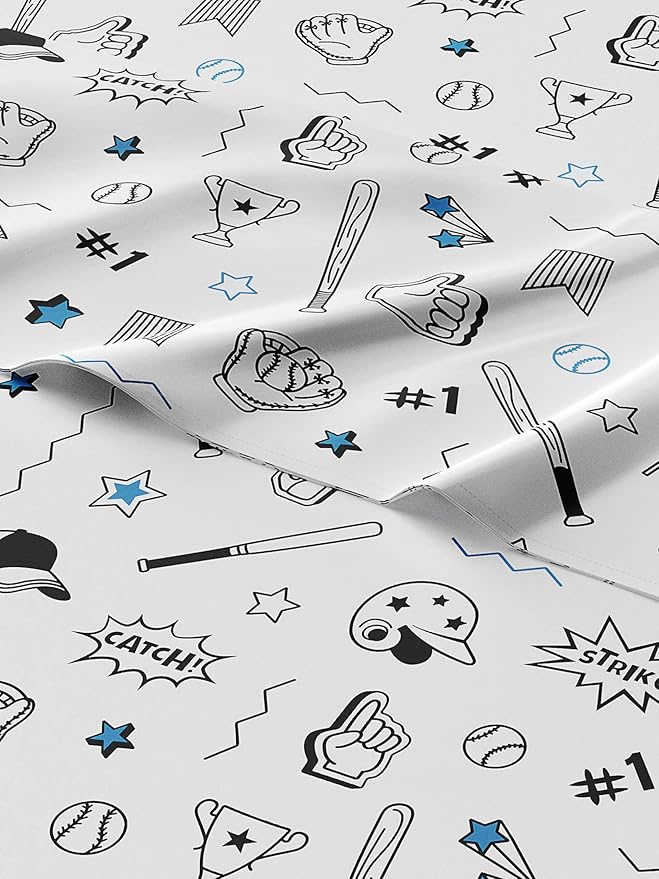 Kids Sports Full Sheet Set Cute 4 Piece Full Bed Sheets