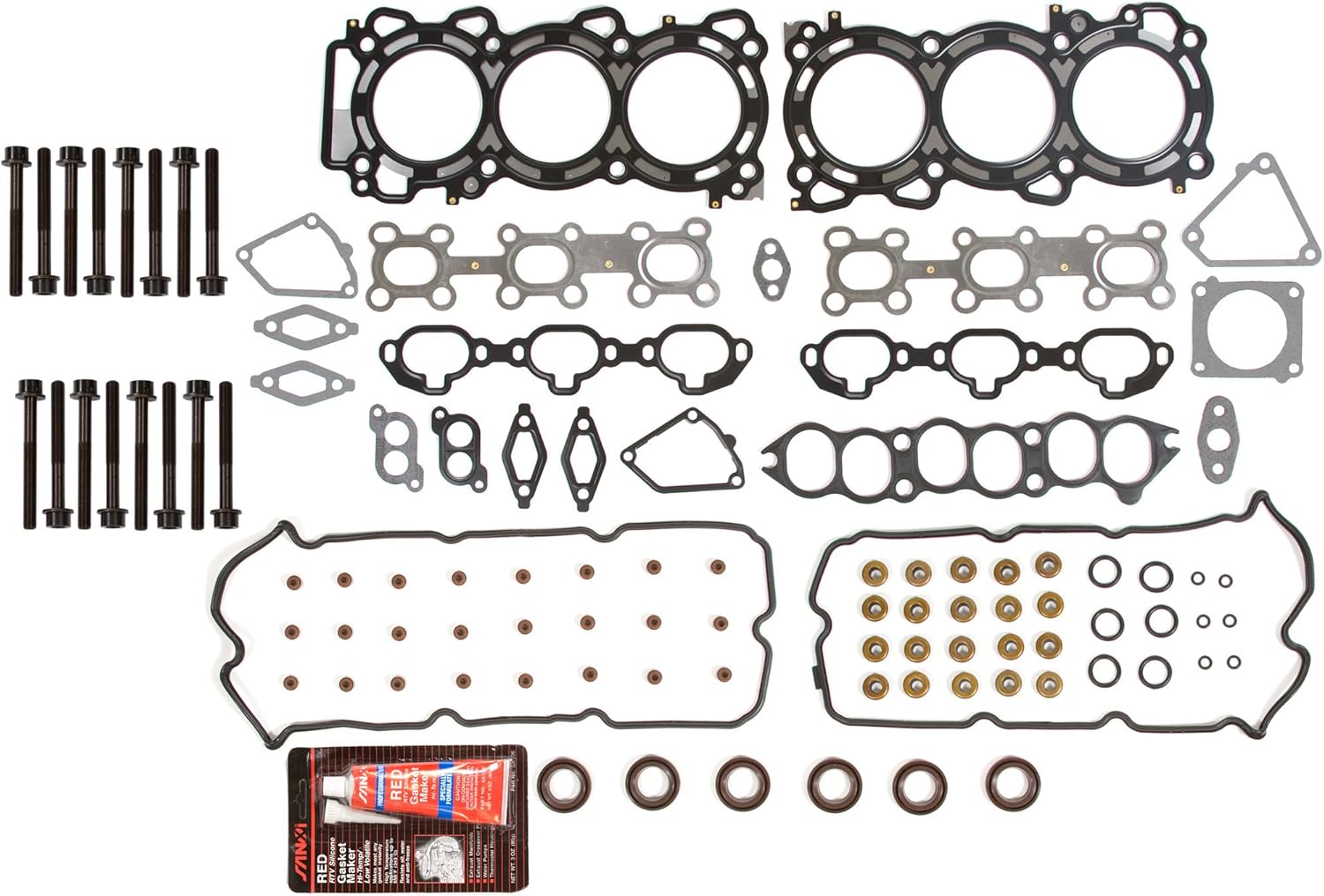 Evergreen HSHB3020 Cylinder Head Gasket Set Head Bolt