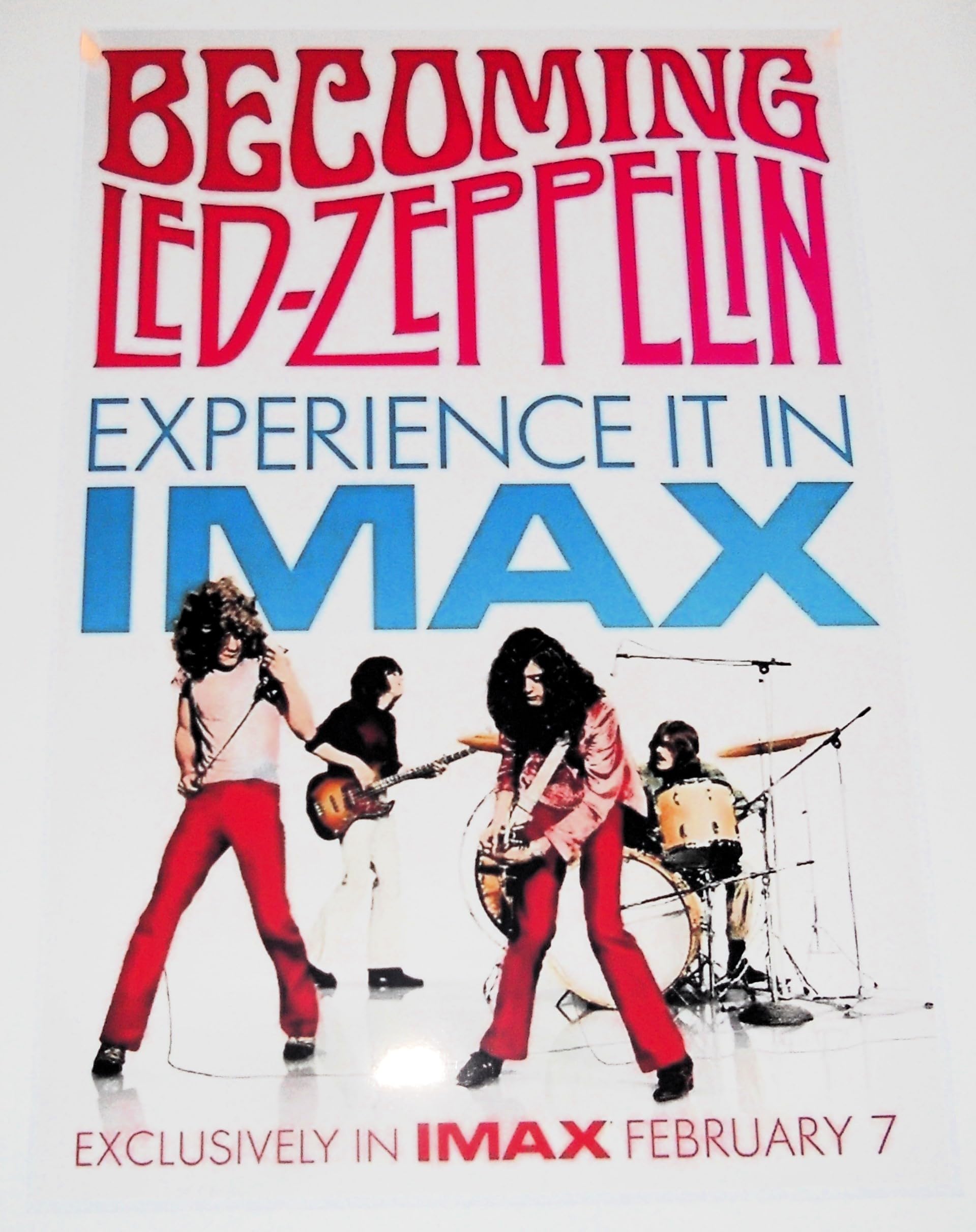 Amazon.com: Led Zep Becoming Led Zeppelin IMAX Movie Poster