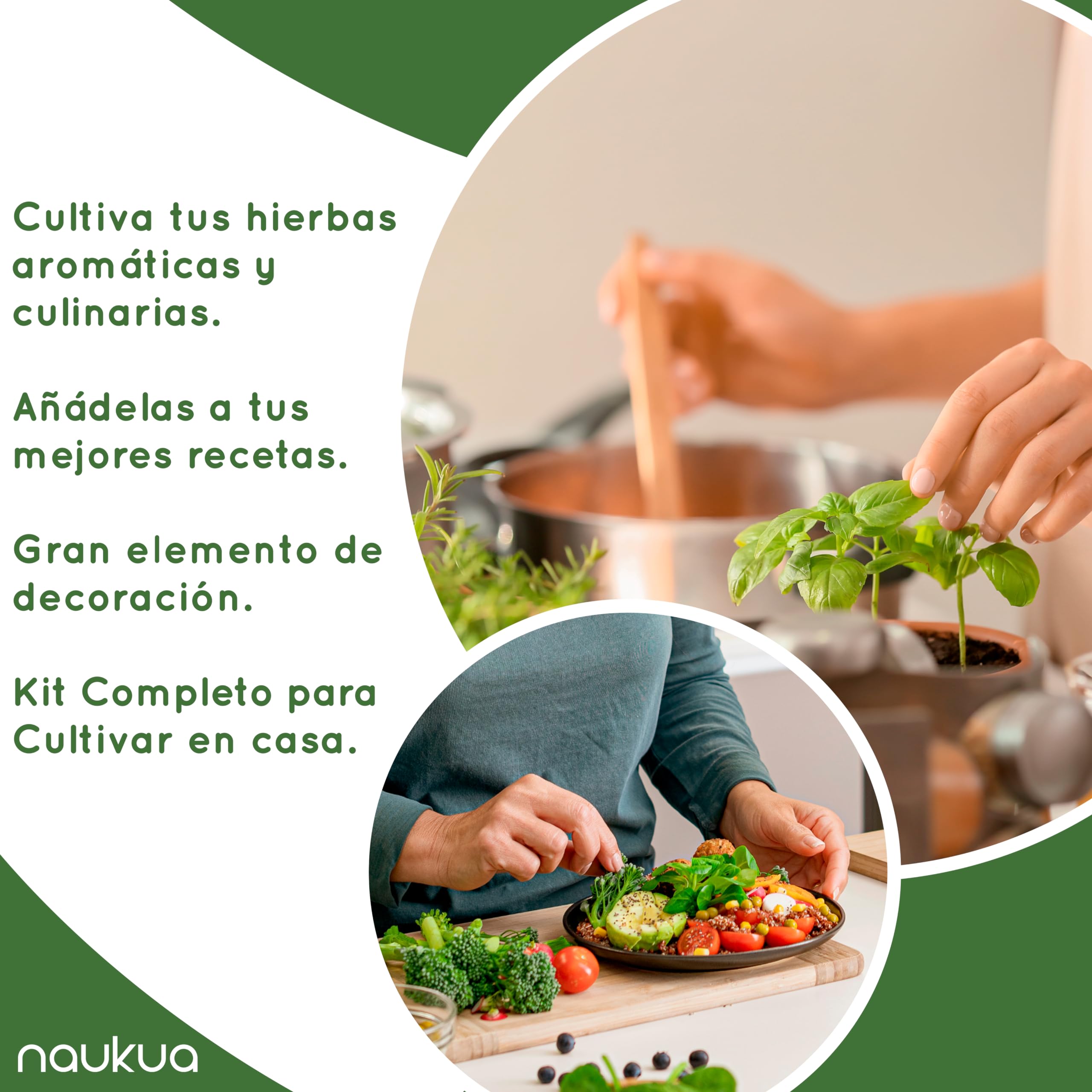 Huerto Urbano Inteligente - Sistema de Cultivo Hidropónico - Kit de Cultivo Smart Garden con Iluminación LED Temporizador automático