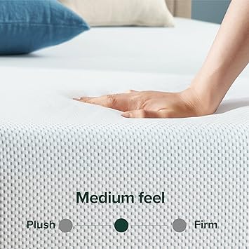 Zinus 8 Inch Green Tea Cooling Memory Foam Mattress [New Version], Full, Fiberglass Free, Medium Firmness, Cooling Gel Foam, Certified Safe Foams & Fabric, Mattress in A Box