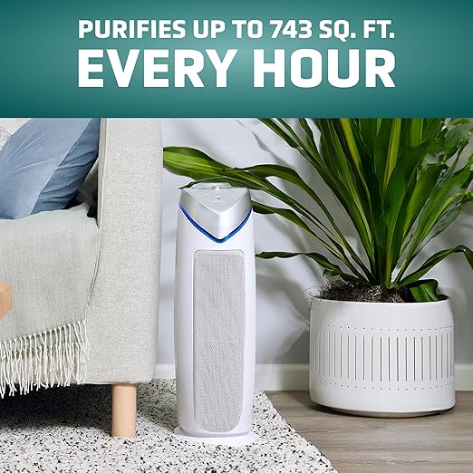 GermGuardian Air Purifier for Home with HEPA Pure Filter