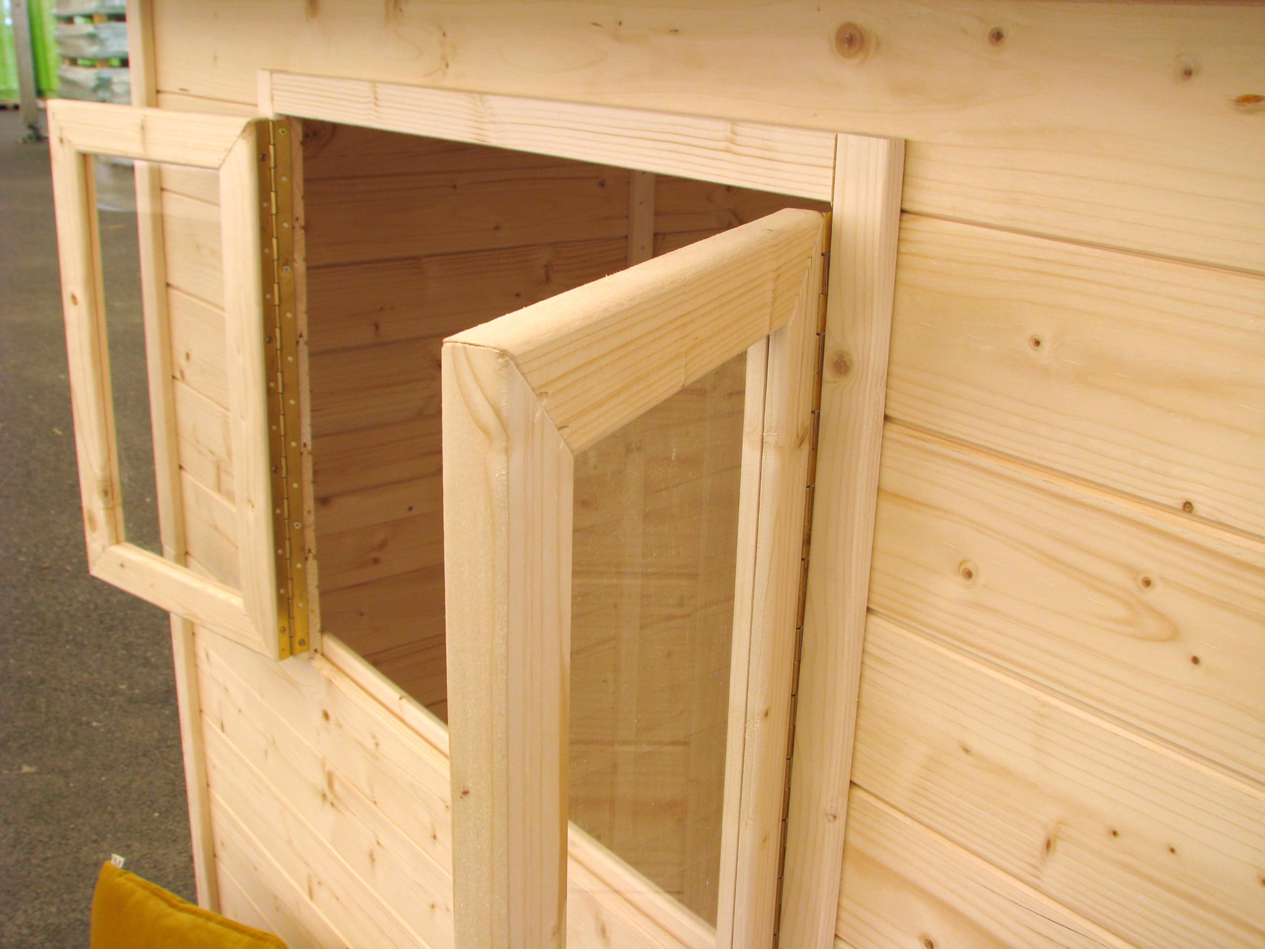 SOULET Casita de Madera Infantil Sarah 180x120x145 cm Jardín Niños Porche Cubierto