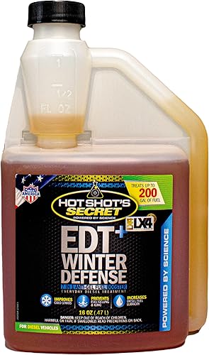 Miniatura 5 de HOT SHOTS Secret Everyday Diesel Treatment - Botella de 16 onzas y Hot Shot's Secret EDT+ Winter Defense - Exprimidor de 16 onzas, potenciador de