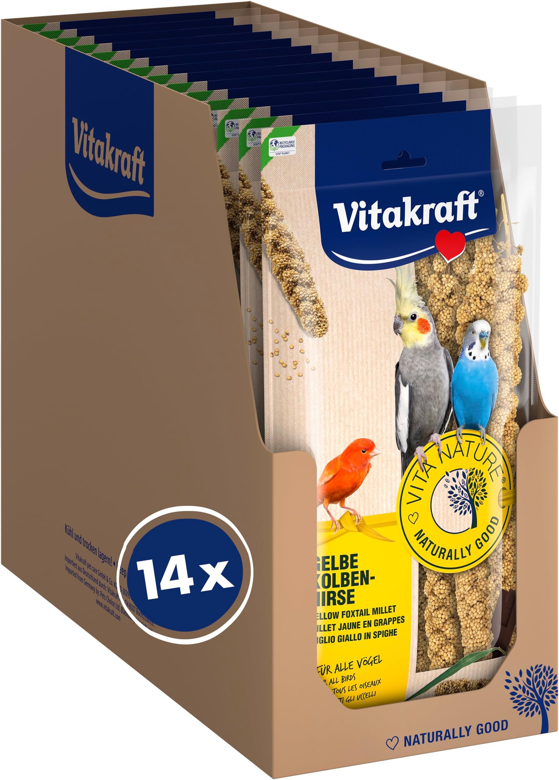 Vitakraft Millet Spray Pre Pack for caged birds