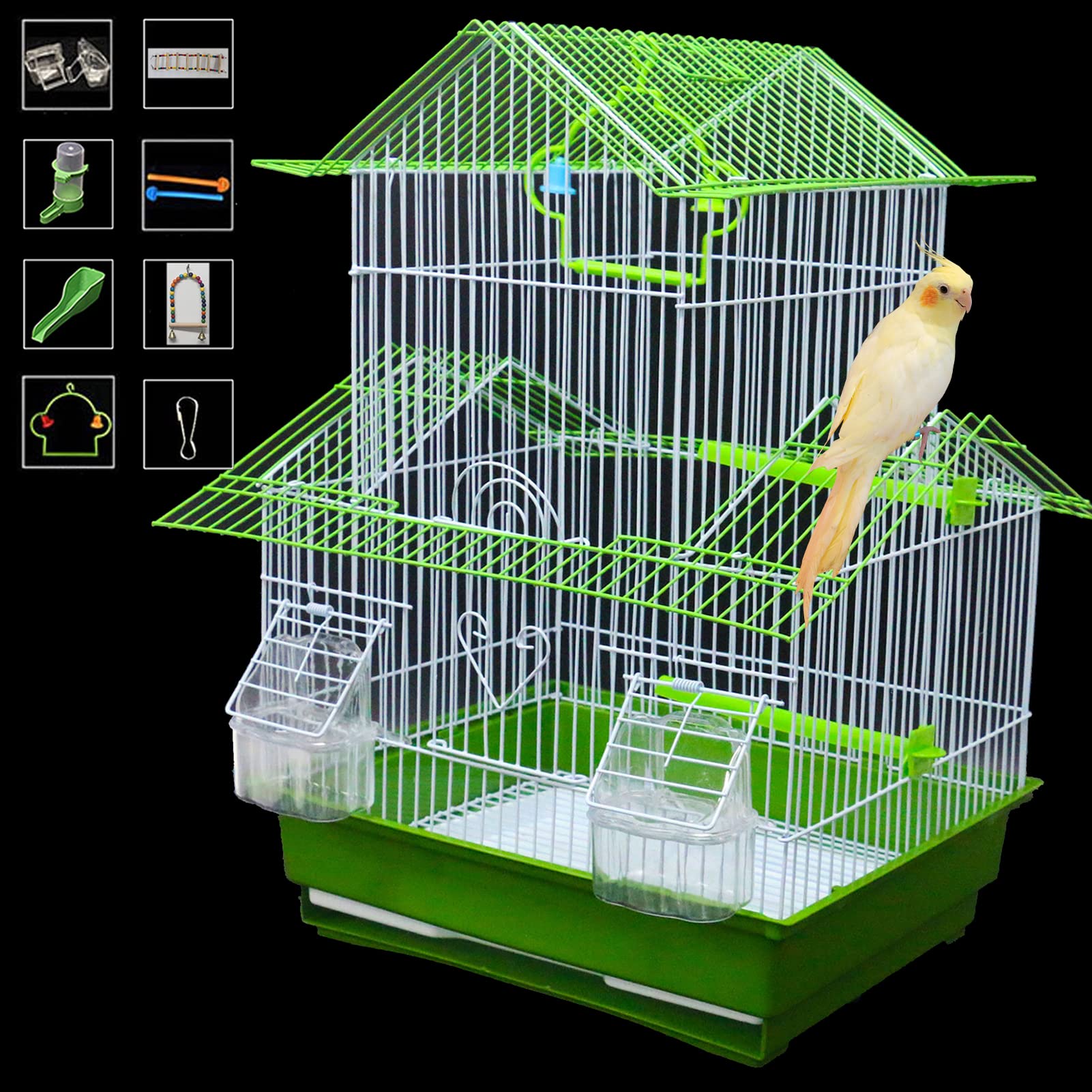 鳥飼育用品 楽天市場】【CAGEONE】【レビュー特典あり】 大型 鳥かご ワイド