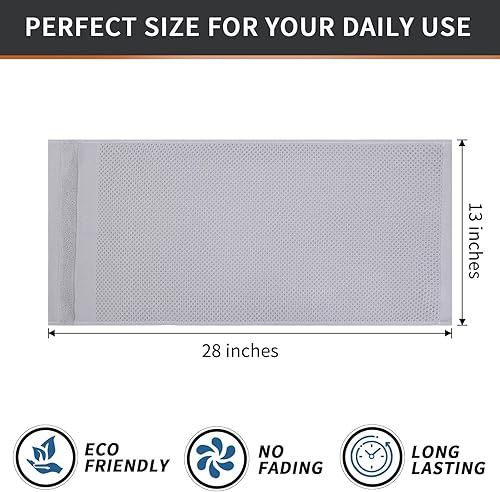 Miniatura 127 de Homaxy Paños de cocina 100% algodón, paquete de 8 – 12 x 12 pulgadas, tejido de gofre, muy suaves y absorbentes, paños de cocina de secado rápido