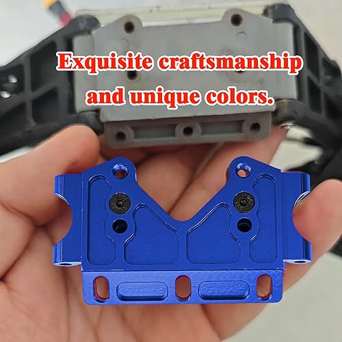 Miniatura 5 de Mamparo inferior delantero compatible con Slash 2wd Upgrades Rustler Bandit Stampede partes de 2530 2530A, azul