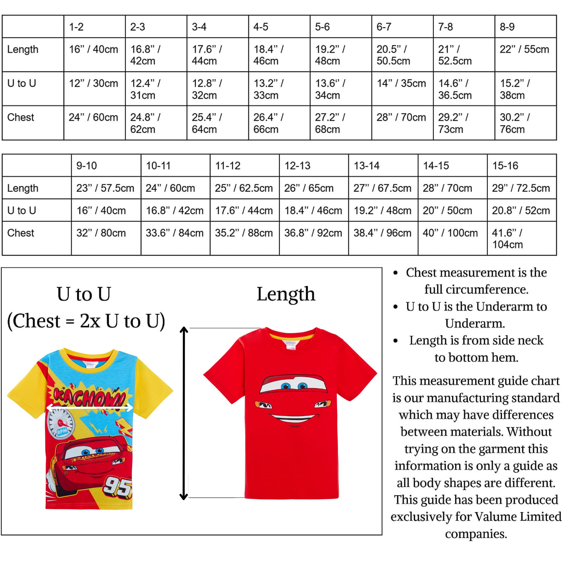 Disney Confezione da 3 Magliette Cars per Ragazzi Saetta McQueen Dress Up T-Shirt Corte estive