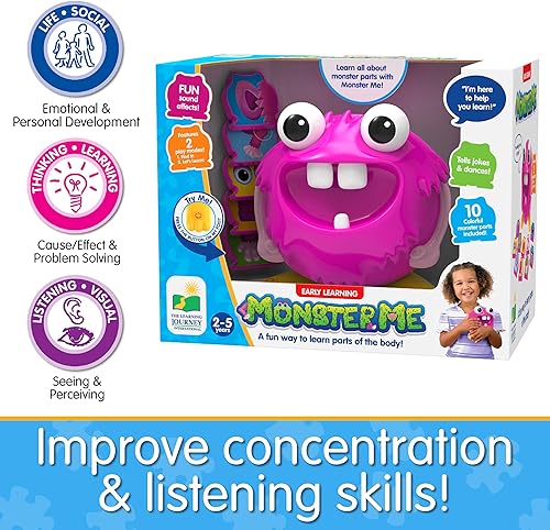 Miniatura 6 de The Learning Journey Early Learning Monster Me - Juguetes y regalos para niños y niñas a partir de 2 años