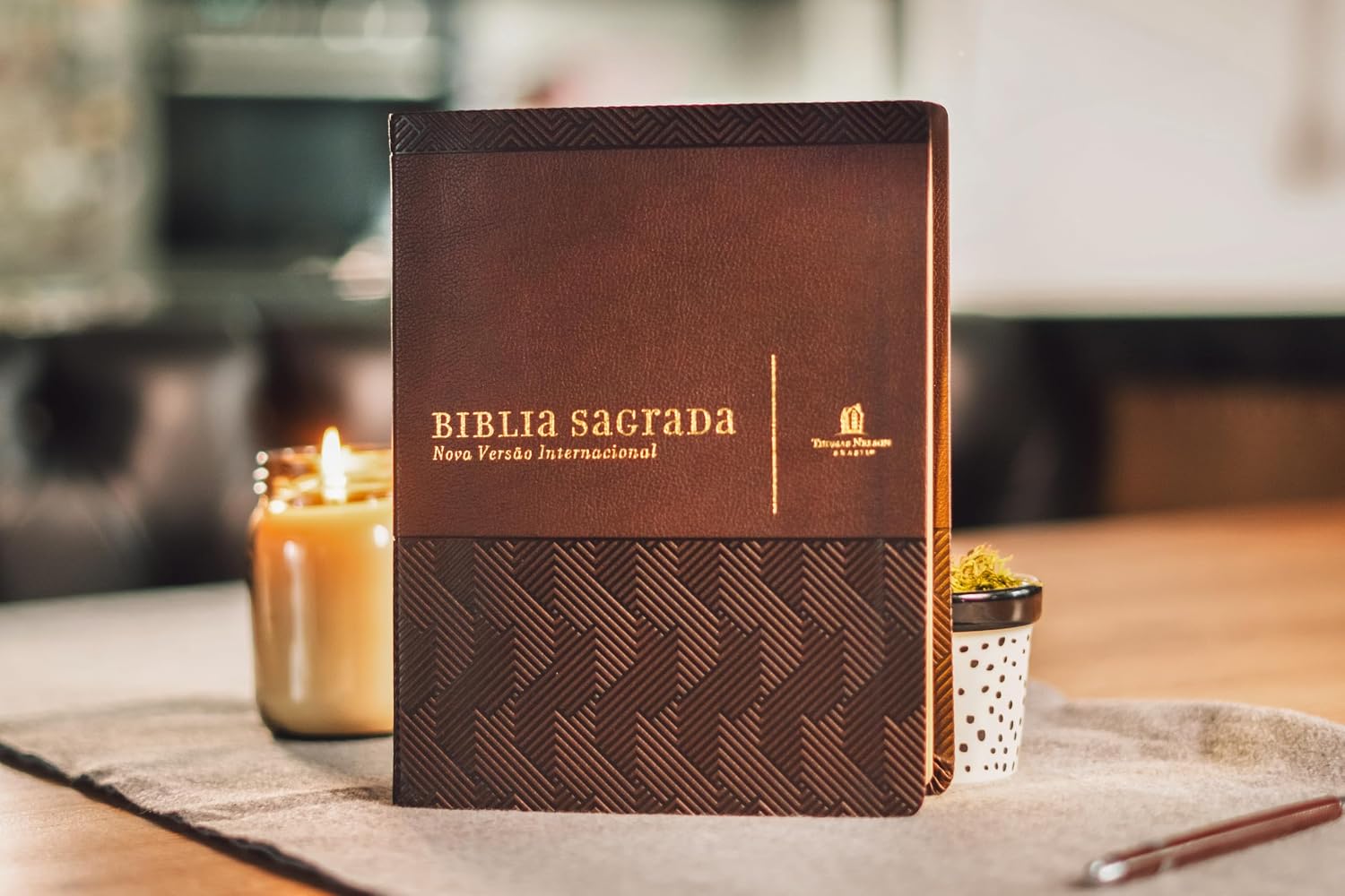 Biblia Sagrada Capa Marrom (Em Portugues do Brasil)