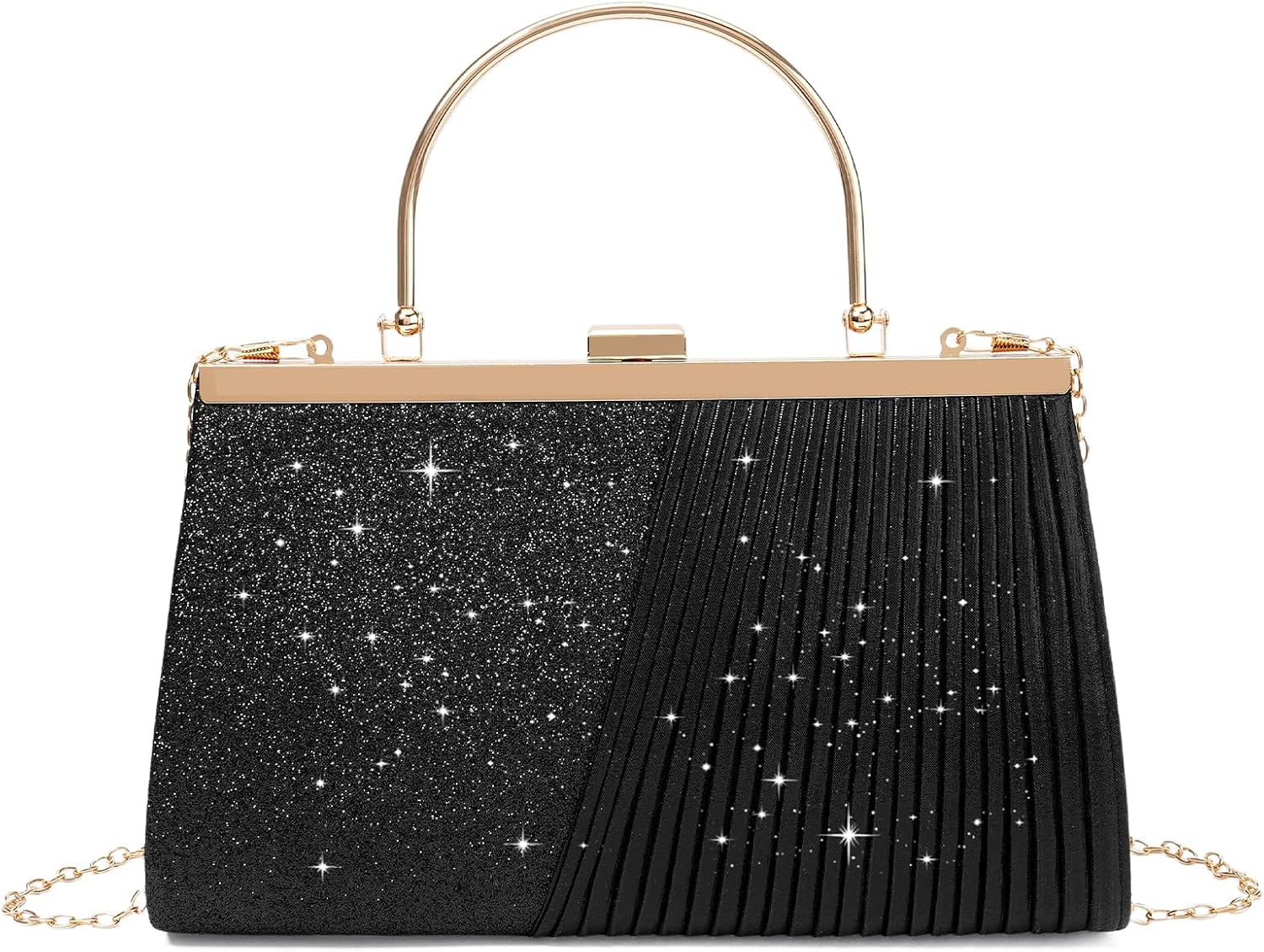 Clutch Purses for Women Evening Bags Crossbody Shoulder Handbag with Chain for Prom Wedding Party