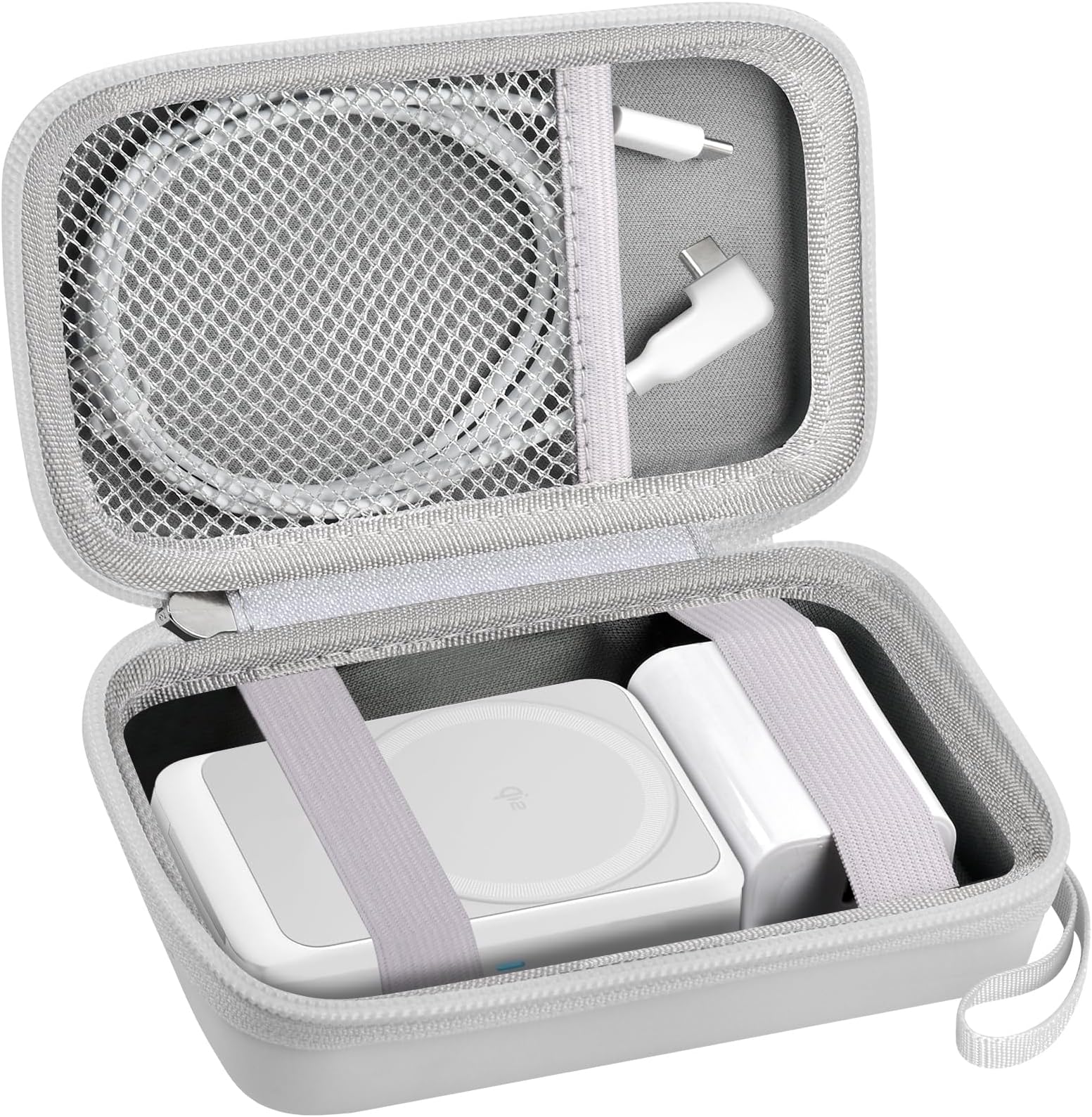 Case for Anker MagGo for Ucomx 3-in-1 for MagGo UFO Charging Station,for Augnner for Iseyyox for Apple MagSafe Duo for LISEN Wireless Charger Foldable Magnetic Charging Stand Storage Box- White