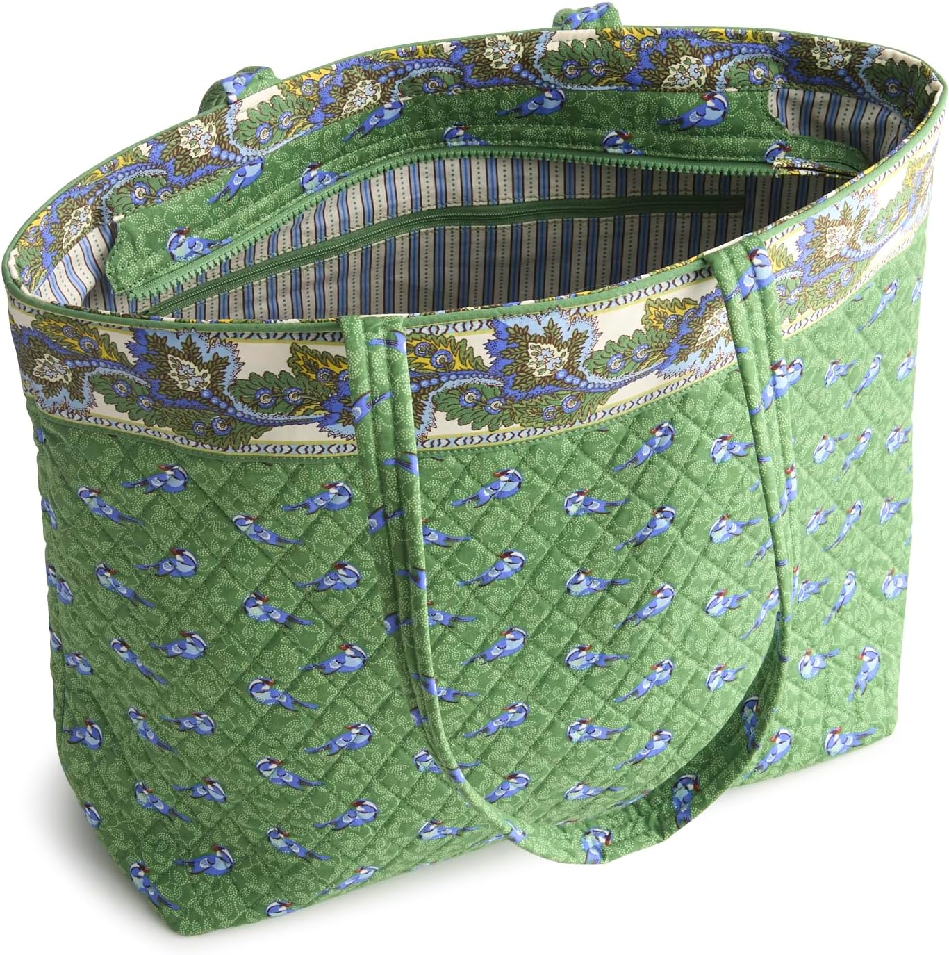 Vera Bradley womens Premium Cotton Original Zip Tote Bag - Image 3