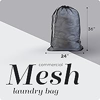 Vista 2 de Handy Laundry Bolsa de lavandería de malla XL, duradera, lavable a máquina con cierre de cordón seguro, perfecta para dormitorios universitarios