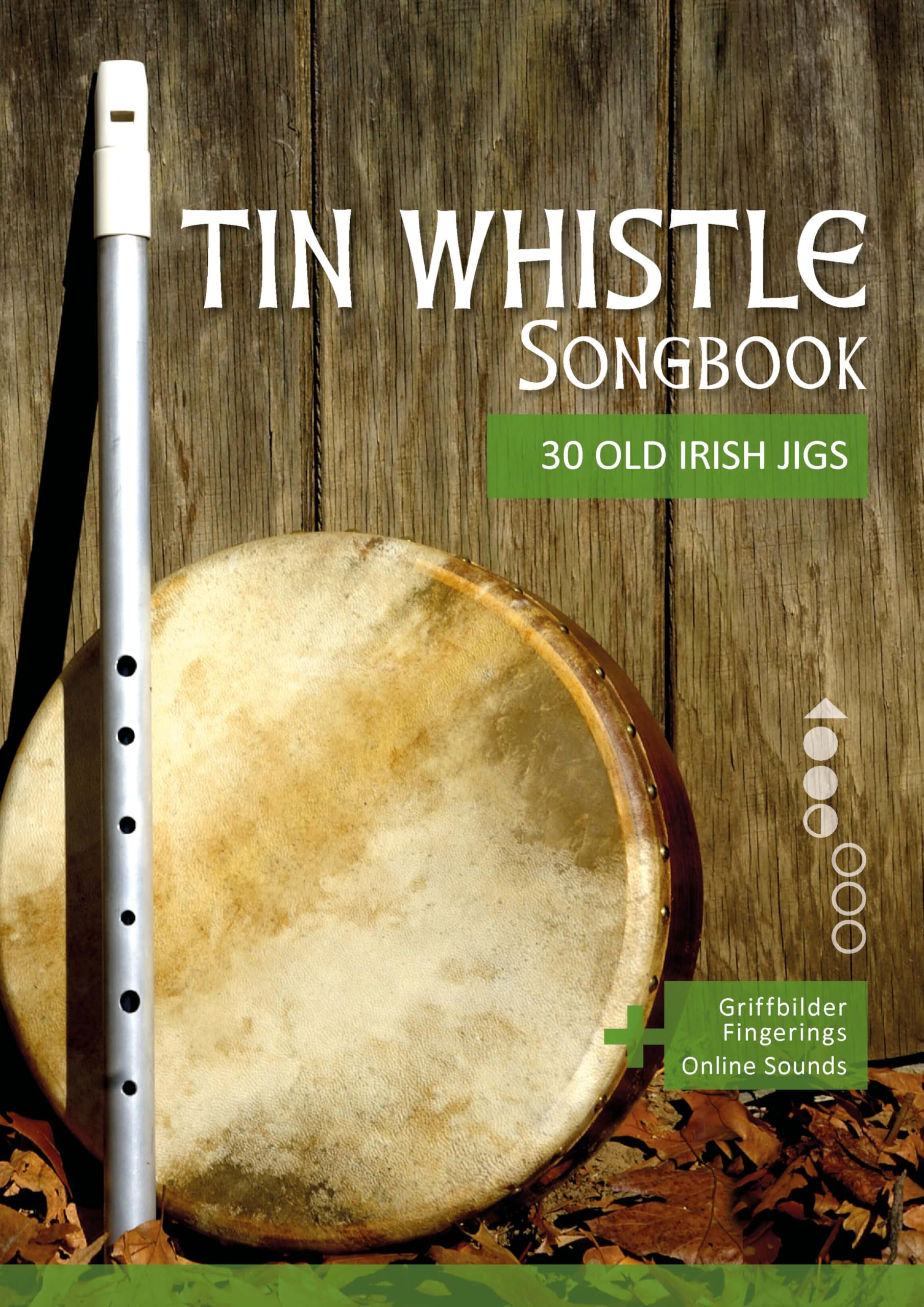 Tin Whistle Songbook de 30 jigs irlandais avec partitions et audios en ligne