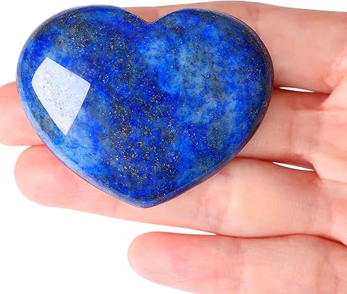 Miniatura 4 de MAIBAOTA Corazón de cristal de 1.772 in, cristales curativos grandes, piedra de amor, piedra natural de reiki, regalos para mamá, día de la madre,