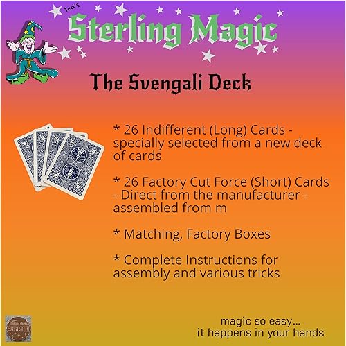 Miniatura 4 de Ted's Sterling Magic Bicicleta Svengali Deck Trick en la espalda azul, traje de espadas, elige tu carta de fuerza (Jack)