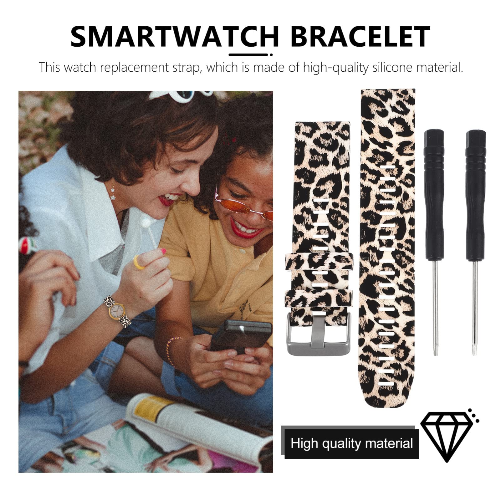 Hemobllo 3 Pcs Bracelet Silicone Montre Smart Watch Bands Smartwatch Décoratif Montre Bande Remplacement Bracelet e Accessoires e Ceinture Confortable Gel De Silice