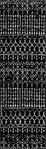 Miniatura 3 de nuLOOM - Tapete marroquí Blythe con diseño bohemio desteñido, resistente a las manchas, para habitación, comedor, sala de estar, pasillo, oficina,