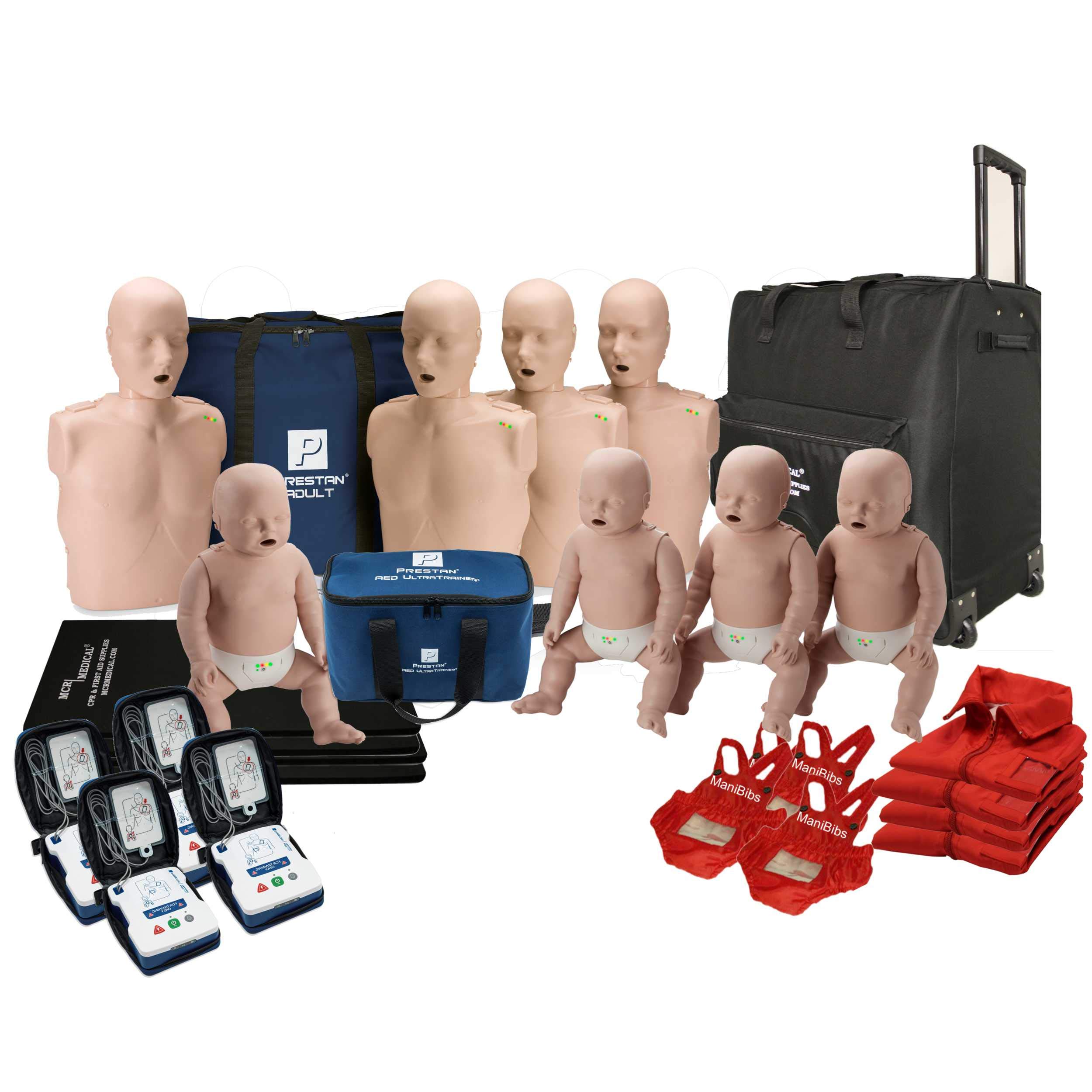 Buy CPR Adult Manikin 4Pack w. Feedback, Infant Manikin 4Pack w