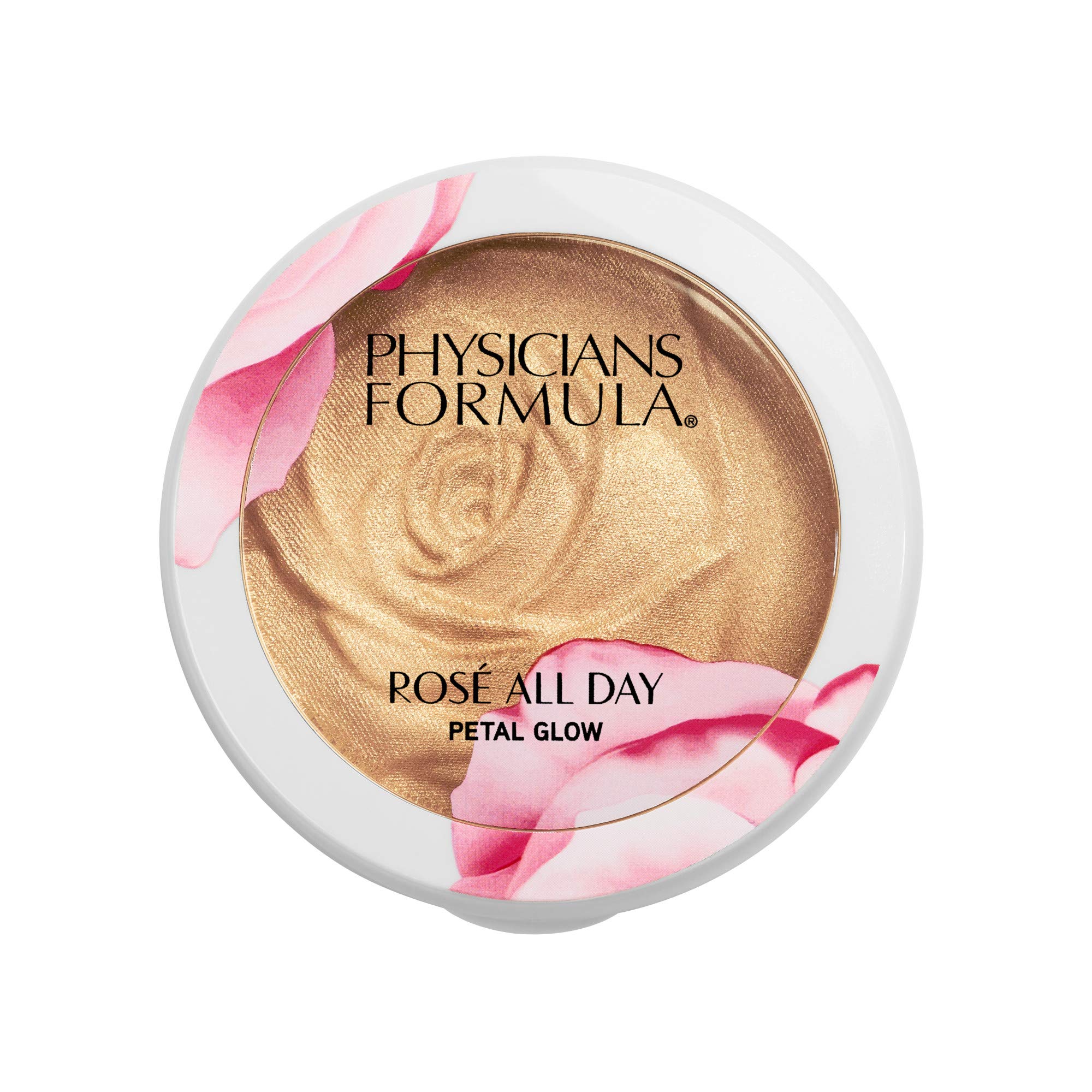 Physicians Formula Rosé All Day Highlighter Blush Face Powder Shimmer Petal Glow, Pink Freshly Picked, Dermatologist Tested, Clinicially Tested