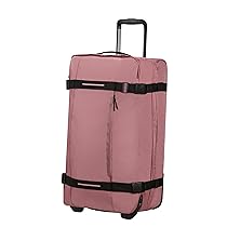 American Tourister Urban Track – Borsa da viaggio con 2 rotelle, 68 cm, 84 L, Rosa (Lilas Pink)