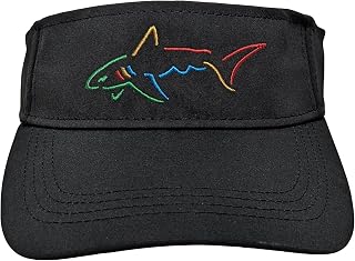 Men's Shark Logo Sports Visor