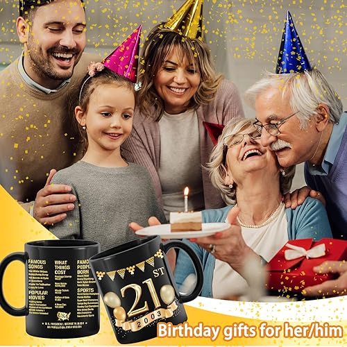 Miniatura 7 de Regalos de cumpleaños 21 para hombres y mujeres, regalo para 21 años, regalos de cumpleaños de 2004, ideas de regalo para hombres de 21 años, 21,30