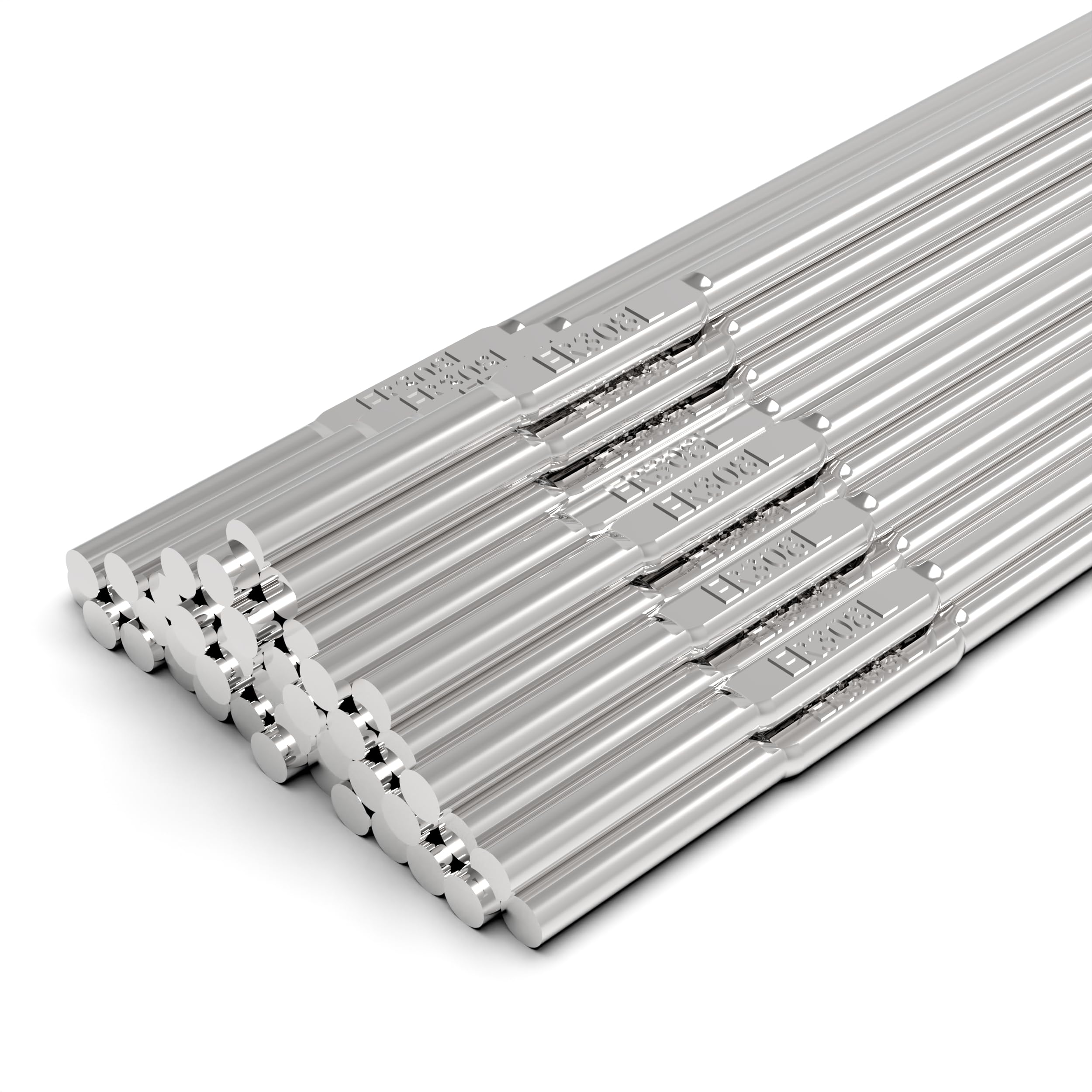 Asta di saldatura TIG (acciaio inossidabile ER308L, 3/32 "x16" 2,3 kg)