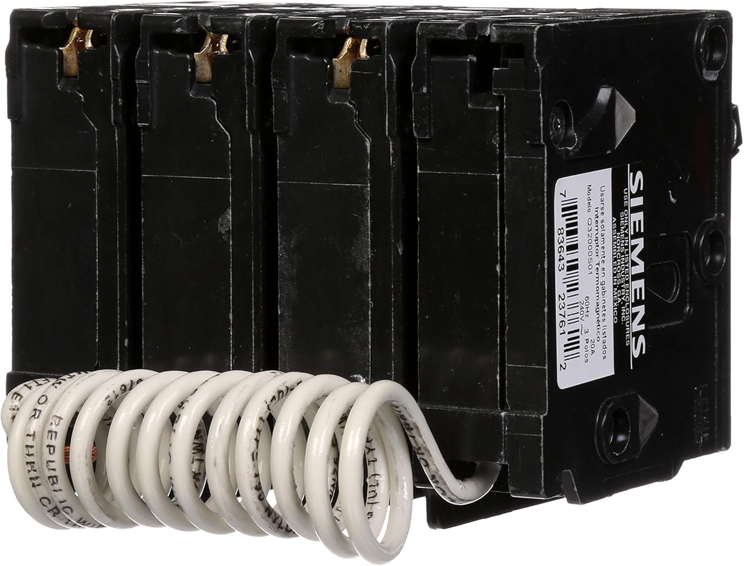 One-Day Sale: Up to 50% Off Siemens Q32000S01 240-Volt type MP-T 20-Amp Circuit Breaker with 120-Volt Shunt Trip Three pole Get Special Price Siemens Q32000S01 240-Volt type MP-T 20-Amp Circuit Breaker with 120-Volt Shunt Trip Three pole