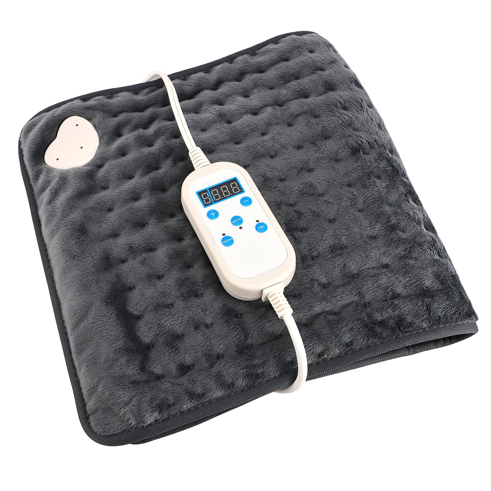 Fdit Caldo Cuscino Antiscivolo per Sedia Riscaldante, per Alleviare Rapidamente il Dolore in Flanella per Ufficio Domestico, 30x9x9 Cm