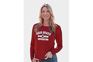 Ohio State Buckeyes Women's Long Sleeve T-Shirt in Vibrant Blue