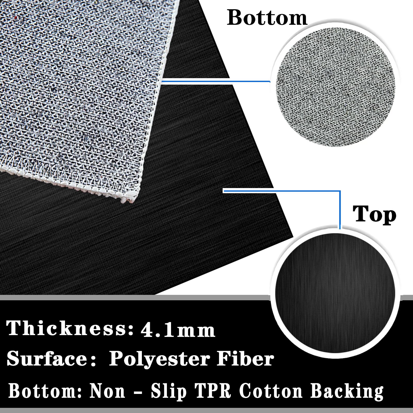 Tappeto Sedia Gaming Tappeto per Sedia con Ruote Tappetino per sedia da ufficio Tappeto Salvapavimento Antiscivolo Tappetino Pavimenti per Parquet e Piastrelle Tappeto Sotto Scrivania 200 x 300 cm
