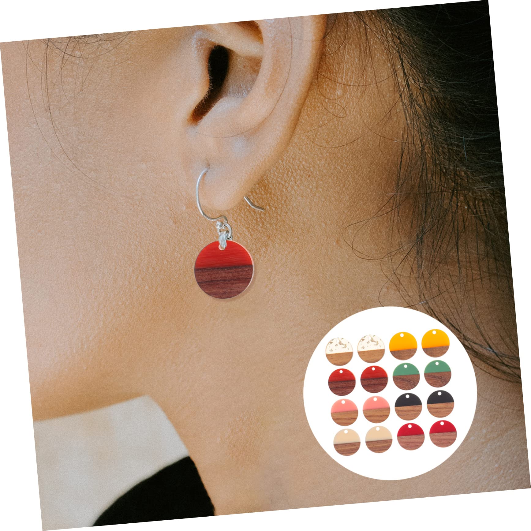 Lurrose 32pezzi Ciondoli Per Creazioni Fai Da Te Accessori Per Collane e Bracciali Materiale Leggero e Versatile Per Orecchini e Decorazioni Personalizzate