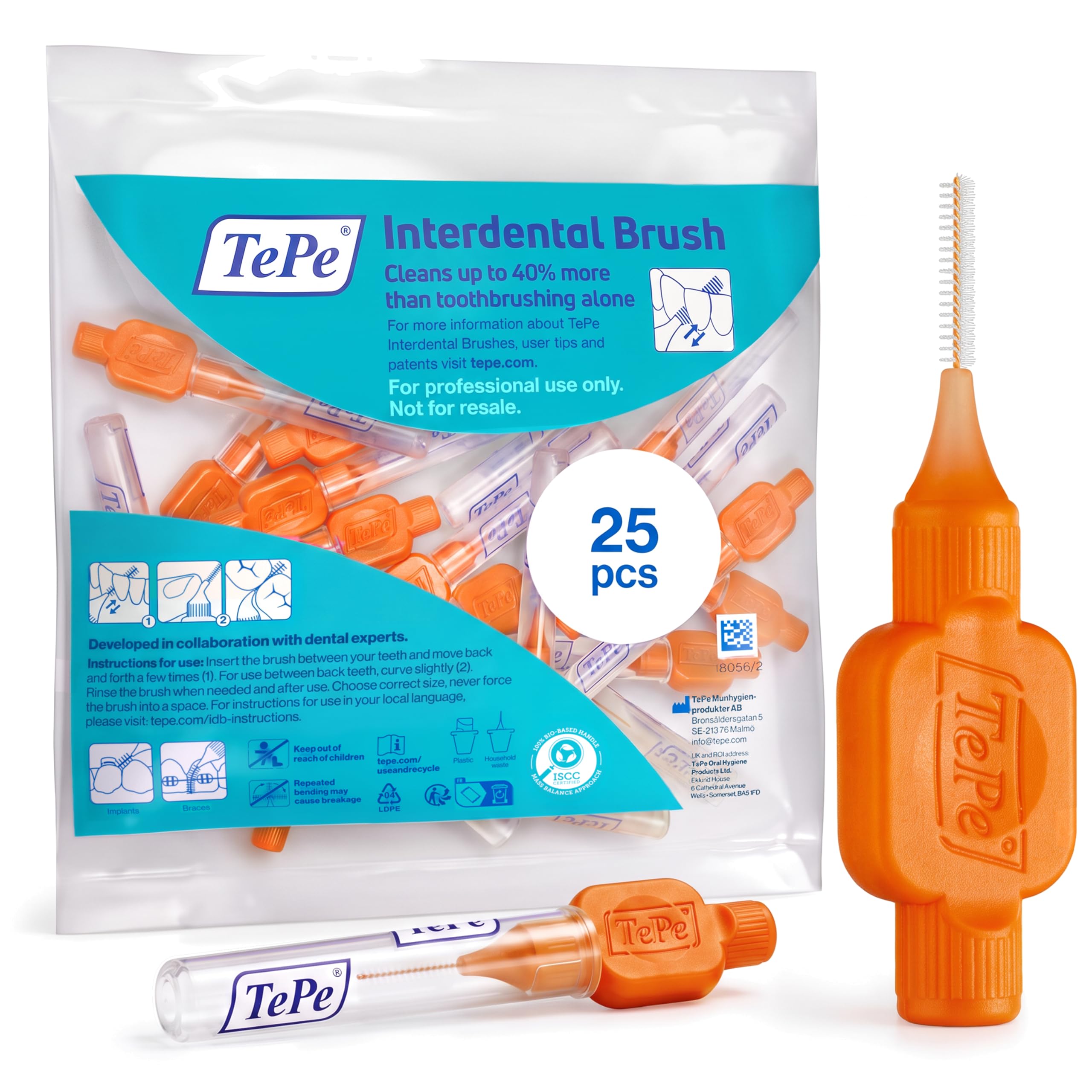 TePe Interdental Brush - Purple, 25 Count -9 TePe Interdental Brush - Purple, 25 Count -9