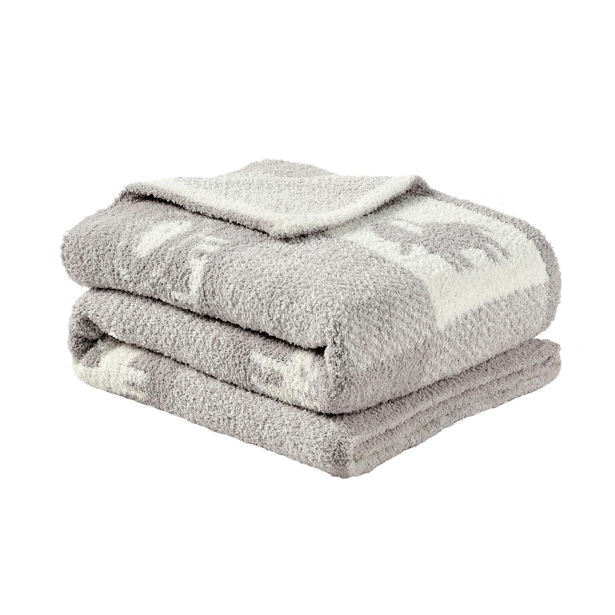 CREVENT Cozy Soft Warm Chenille Baby Blanket for Girls Boys Newborn Essentials for Infant Baby Shower Receiving Gift