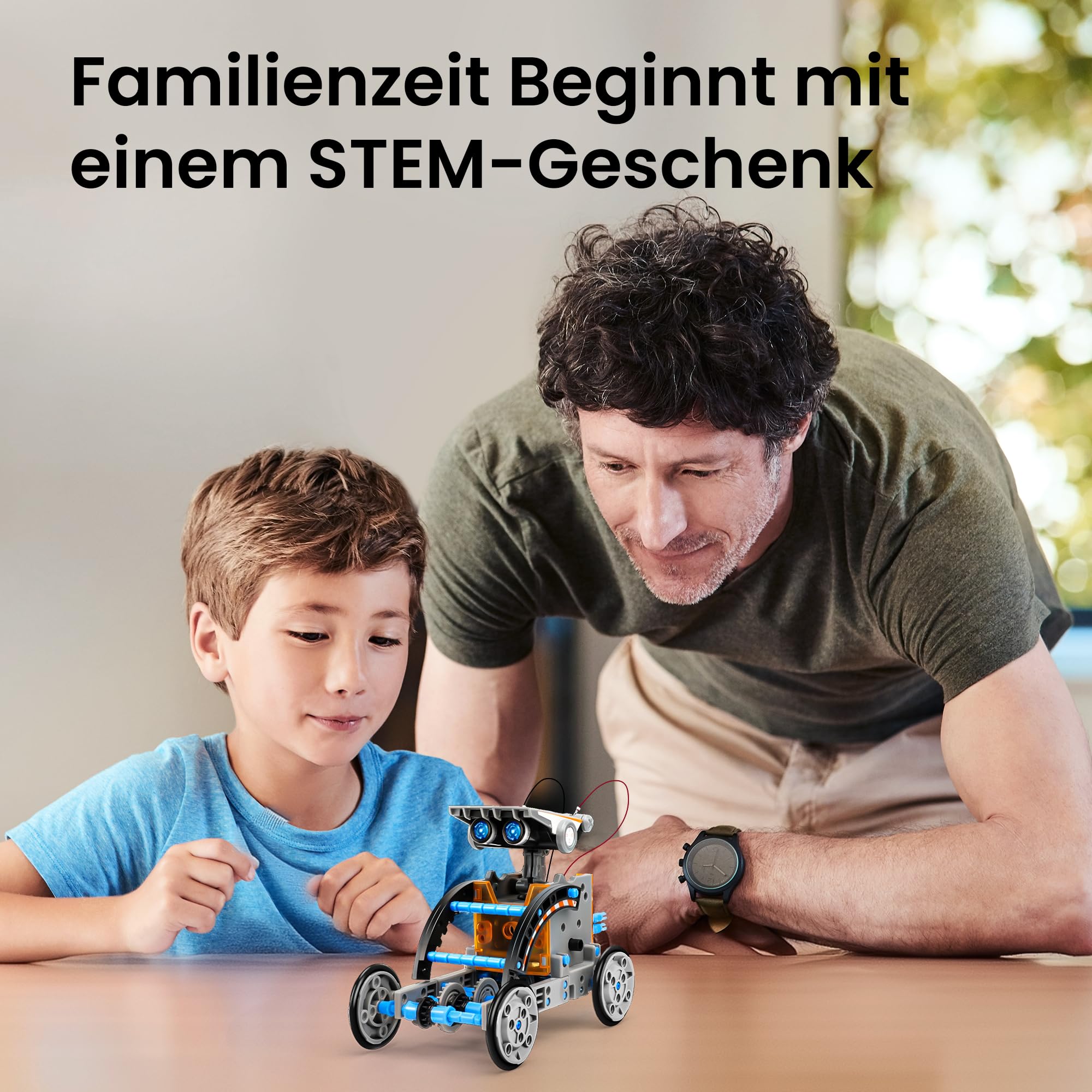 Sillbird Robot Solar 12 en 1 STEM Construcción Kit, 190 Piezas Educativo Regalo Niños y Niñas a partir de 8 Años