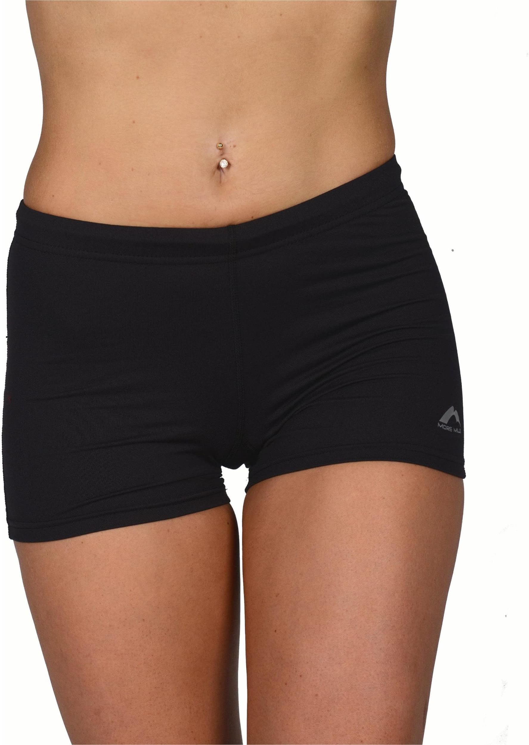 More Mile Womens Racer Shorts Lightweight Summer Running Shorts