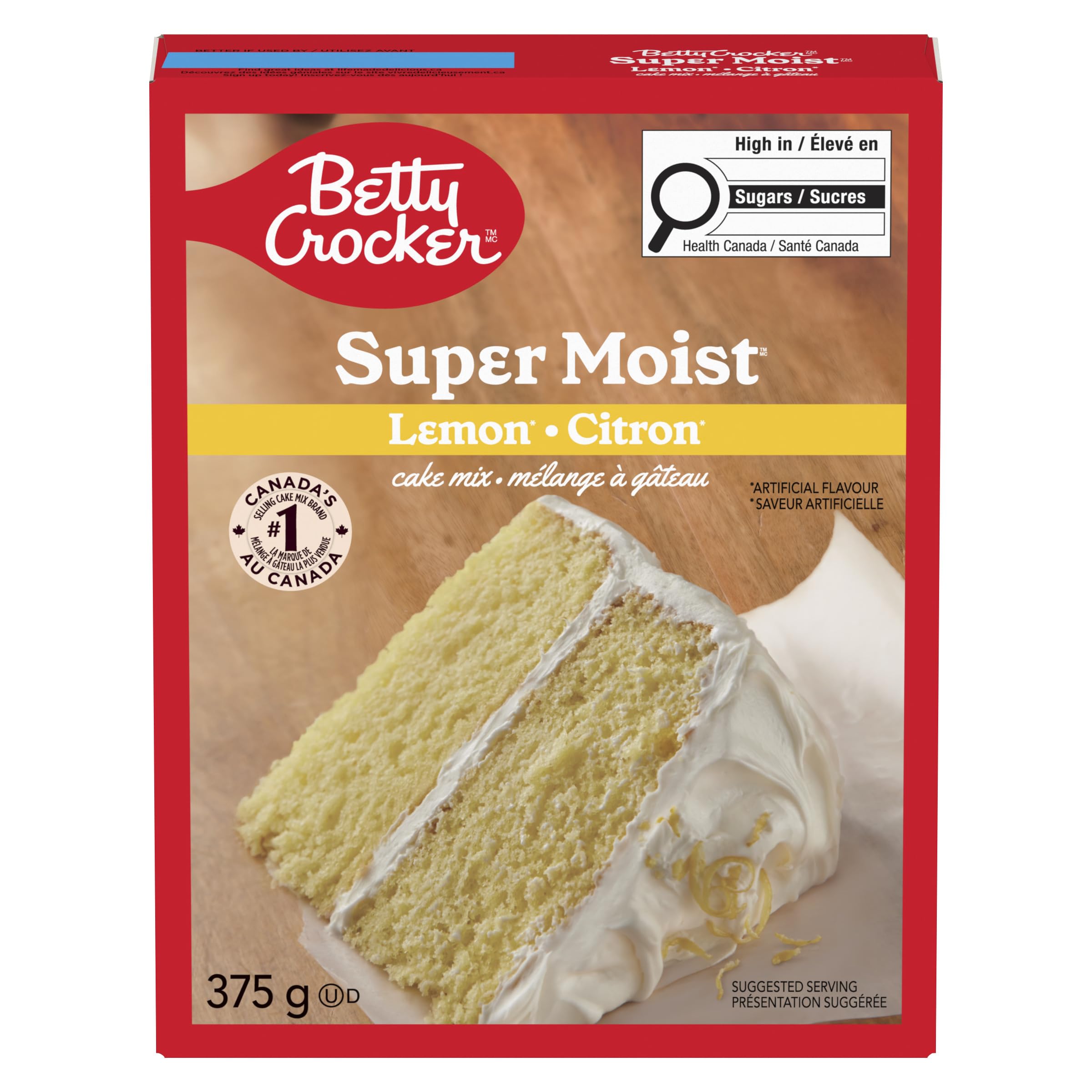 Betty Crocker Mezcla para Tartas Sabor a Limón Súper Húmedo 375g